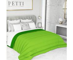 PETTI Artigiani Italiani, Vert, Lit King Size 180x200:Â Couette 260x270 cm