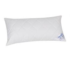 Traumnacht 03770377108 oreiller 5 Ã©toiles, doux et confortable en pur coton 40 x 80 cm, lavable en machine et passe au sÃ¨che-linge, blanc, 40 x 80 cm