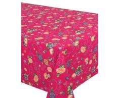 VENT DU SUD 250ENAOFU Naomi Nappe Enduite Fuchsia 160 x 250 cm