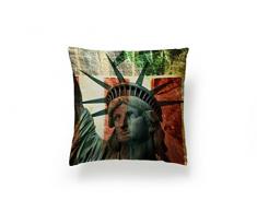 Martina Home Liberté Rideau Oeillets, Tissu, Multicolore, 50 x 50 cm