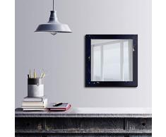 Bonamaison DÃ©coration Murale Impression sur Miroir EncadrÃ© sur Toile, Dimensions: 50 x 50 Cm - ConÃ§u et fabriquÃ© en Turquie