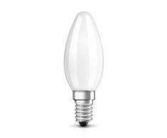 OSRAM Ampoule LED Filament, Forme flamme, Culot E14, 2,1W Equivalent 25W, 220-240V, dÃ©polie, Blanc Chaud 2700K, Lot de 1 piÃ¨ce