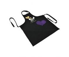 Berghoff 3800019 Tablier Coton, Noir, 90x70 cm