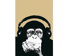 1art1 Steez Poster - Lounge, Singe (91 x 61 cm)