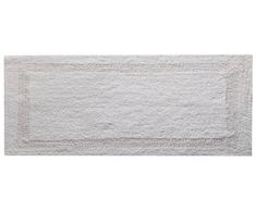 Spirella - 40.07238 - Tapis de Bain, Coton, Blanc, 50x120 cm