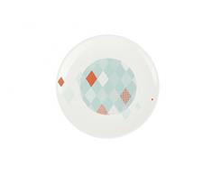 Petits Grains PG701270 Assiette Dessert, Porcelaine, Bleu, 2,5 x 20 x 20 cm