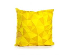 Pavillon IntÃ©rieur Coussin, Polyester, Jaune, 45x45x3 cm