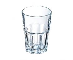 Arcoroc J2607 Granity, Pack de 6 gobelets , Verre trempÃ©, Transparent, 35 cl