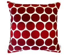 Tom Tailor 562237 T-Pellet Enveloppe de Coussin Polyester/Polyacrylique/Coton Rouge 50 x 50 cm