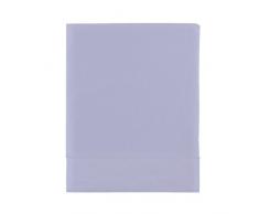 Essix - Drap Plat Royal Line Percale de Coton CÃ©leste 270 x 300 cm