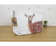 Gift Republic Tablier de Cuisine Motif biche Multicolore