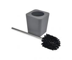 Douceur dIntÃ©rieur 6ASB228GR Brosse WC Effet Soft Touch Anthracite 11,5 x 11,5 x 38,5 cm