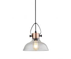 Lighting Collection Modern Vintage Retro Industrial Suspension en verre Cuivre