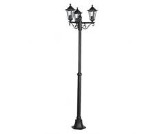 Eglo Lampe 22145 mât, aluminium, E27, noir