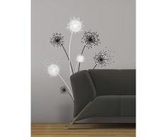 Thedecofactory RoomMates Sticker Mural repositionnable Motif pissenlits