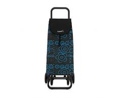 GARMOL Chariot de Courses 40x27x105 cm Bleu