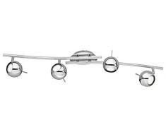 Trio leuchten plafonnier en chrome 818000406