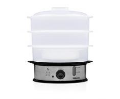 Tristar Cuiseur Vapeur sans BPA, VS-3914, Capacité 11 litres, 1200 Watts, Blanc,