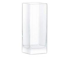 LSA International modulaire Vase en Verre, Verre, Transparent, 25Â x 10Â x 10Â cm