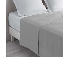 douceur dintérieur drap plat 1 personne 180x290 cm lina galet