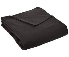 Garnier-Thiebaut SYRACUSE Housse de Couette, Lin, Gris, 135 x 200 cm