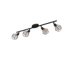 Eglo ISP3762002 Barre de Spots, Noir