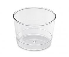 GUILLIN - MOULIPACK BODEGA250C CARTON DE 300 Verrine Ronde Type Bodega 25Cl, Plastique, Transparent, 8,3 x 8,3 x 6 cm