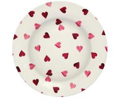 Emma Bridgewater Coeurs Rose Assiette en mÃ©lamine, Multi