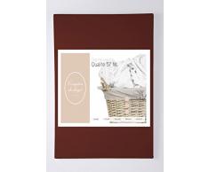 Comptoir du Linge DH35142040 Drap Housse Uni Coton Chocolat 200 x 140 cm