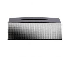 Sealskin 361890819Â Distributeur de mouchoirs Speckles ABS Noir/Blanc Accessoire de Salle de Bains, Plastique, 13,7Â x 25,4Â x 8,5Â cm