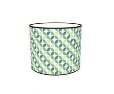 Abat-jours 7111302852051 Imprimé Fred Lampe de Chevet, Tissus/PVC, Multicolore