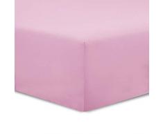 VISION du cot de la Nuit Drap housse, Rose, 160_x_200_cm