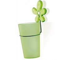 koziol verre Ã dents 300 ml A-Pril, thermoplastique, vert transparent, 8,4 x 7,8 x 19,3 cm