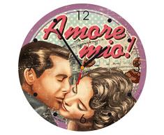 contento 866255 Horloge Murale, Bois