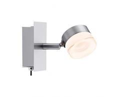 Paulmann Spot mural 603.77, intÃ©grÃ©, argent
