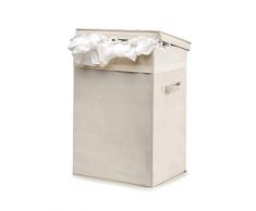 Linea PiÃ¹ 0371F Easybox Panier Ã linge en Tnt Ãcru 30 x 40 cm Hauteur 58 cm