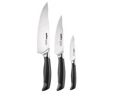 Zyliss ZE920184 Set de 3 Couteaux Control, Acier Inoxydable, Noir, 34 x 5 x 2,5 cm