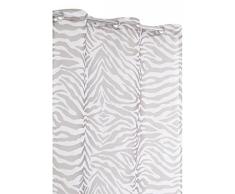 Rideaudiscount Voilage Oeillets 140x240 cm Style Voyage Beige