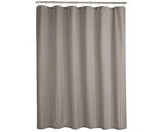 AmazonBasics Rideau de douche en polyester Damas Gris 183 x 183 cm