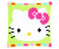 Kit coussin au point de croix Hello Kitty pastel