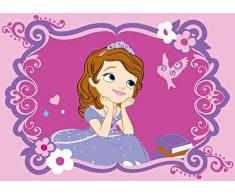 ASSOCIATED WEAVERS 619884 Moderne Tapis Princesse Sofia Disney Polyamide Mauve 133 x 97 x 1 cm