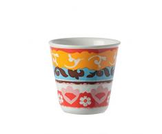 ROSE E TULIPANI Roses et TulipesÂ âÂ Nador Gobelet Ã CafÃ©/Ã Liqueur, Lot de 6Â piÃ¨ces Rouge