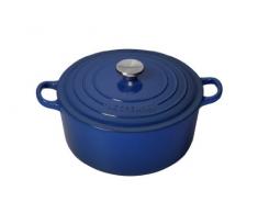 Le Creuset Tradition cocotte en fonte ronde bleu cobalt 18cm 21001186302461