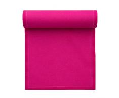 Serviette de table en coton 32x32cm - Rouleau de 12 serviettes - Fuchsia