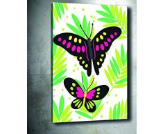 Bonamaison Peinture sur toile, multicolore, 70 x 100 cm - Conçu et fabriqué en Turquie