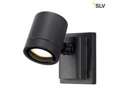 applique murale - ronde - gu10-50 w - slv new myra wall - anthracite