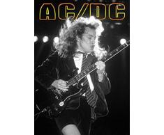 1art1 AC/DC Poster - Angus Young sur Scène (91 x 61 cm)