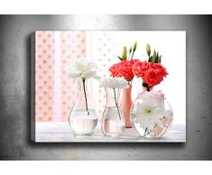 Bonamaison Peinture sur toile, multicolore, 30 x 40 cm - ConÃ§u et fabriquÃ© en Turquie