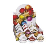 Viscio Trading Maison & Christmas Nichoir, PVC, Multicolore, 6Â x 6Â x 13Â cm