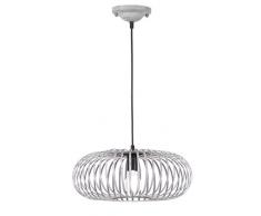 TRIO, Suspension, Johann 1xE27, max.60,0 W Corps: metal, gris ancien Ã:40,0cm, H:150,0cm IP20